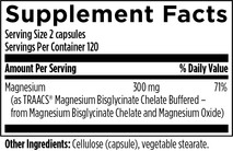 Magnesium Glycinate Chelate 240 capsules
